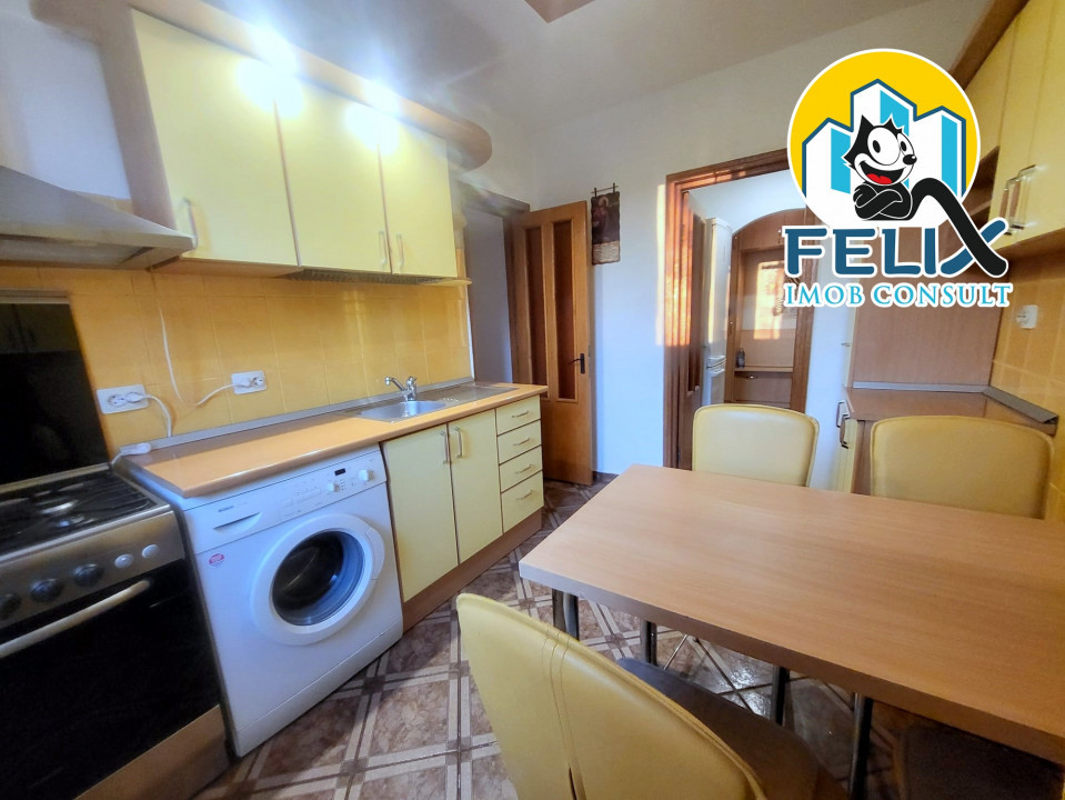 De vânzare apartament 3 camere confort 1 – mobilat complet, 63 mp utili + 2 balc