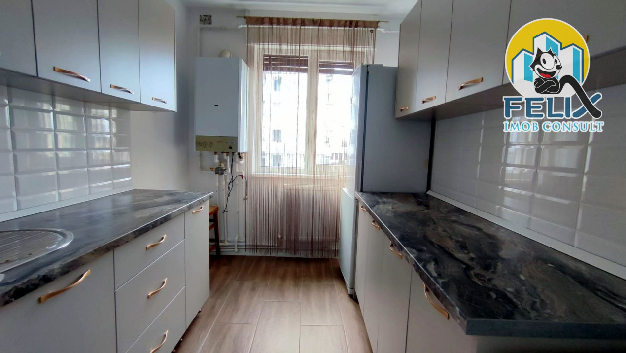 Zona garii, apartament renovat, gata de mutat, 58000 euro