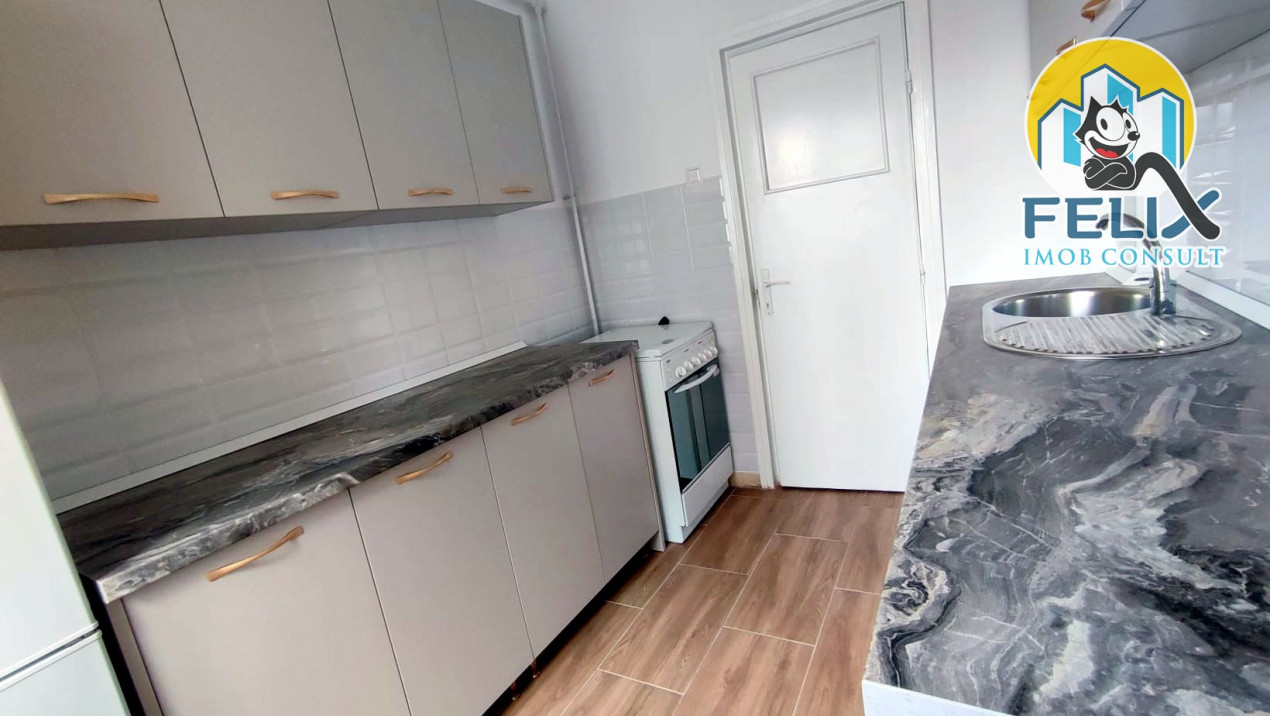 Zona garii, apartament renovat, gata de mutat, 58000 euro