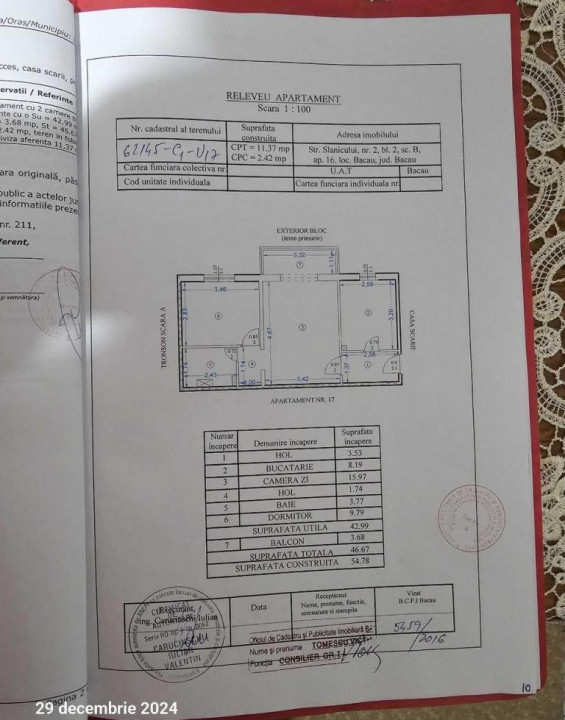 Zona Curtea de Apel, apartament semidecomandat, 64000 euro