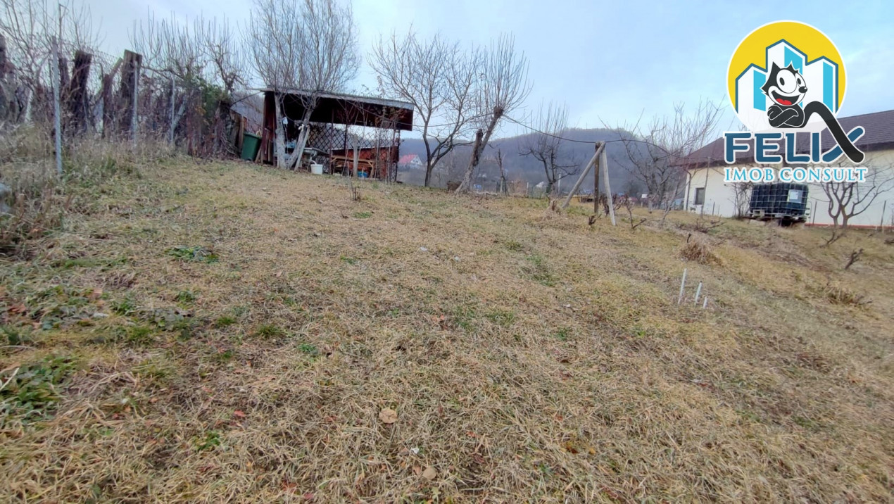 Valea Budului, jud Bacau, 2400 mp teren intre case, la poala padurii