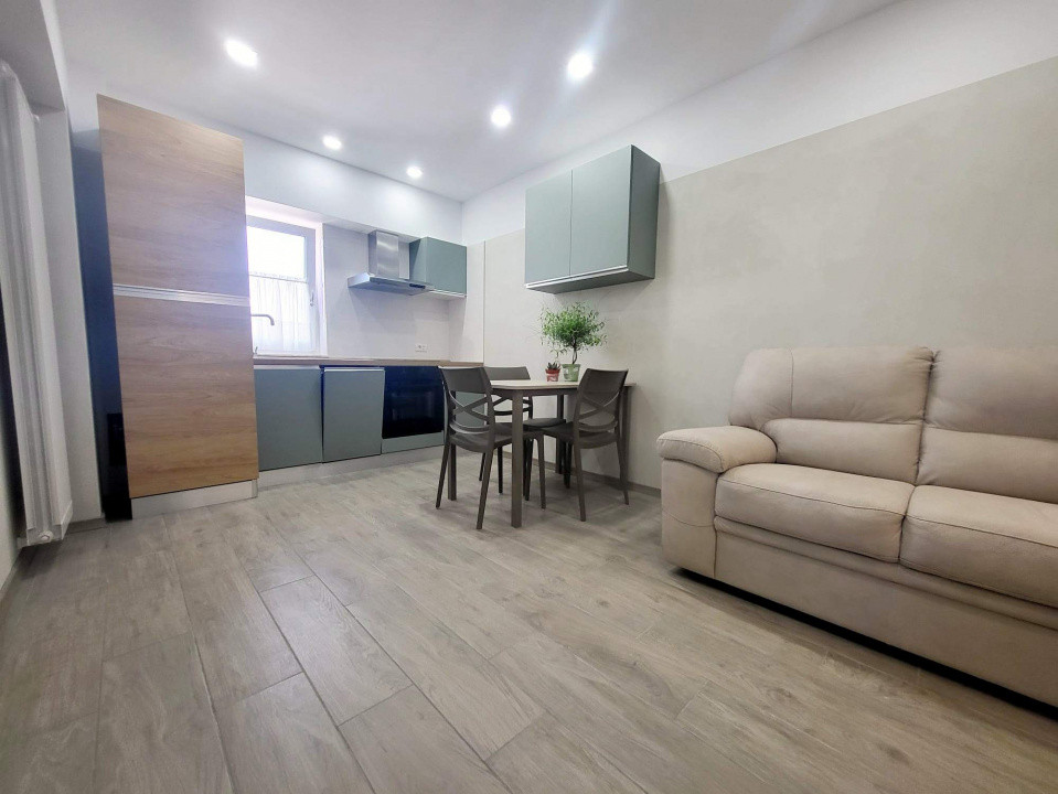 CENTRU - Apartament 1 cam, spatios, Modern Mobilat & utilat, totul NOU