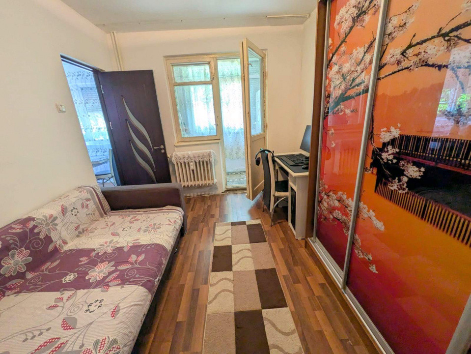 CORA - SUBEX, Apartament 2 camere, parter + balcon, bloc reabilitat termic.