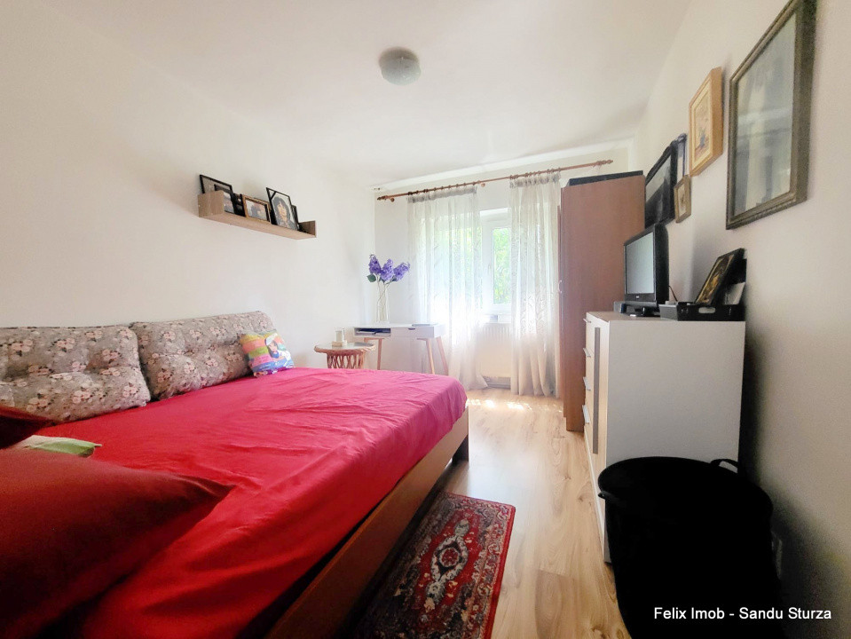 Neagoe Voda, Apartament 3 cam decomandat, parter innalt, 65mp util 