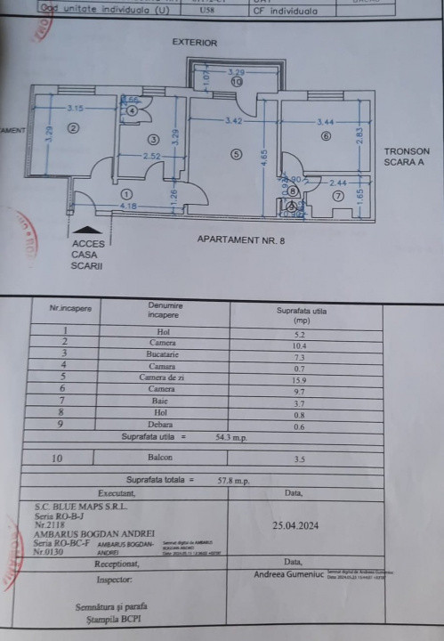 Str Carpati - Piata Sud, Apartament 3 camere, etaj 2/4, bucatarie mare