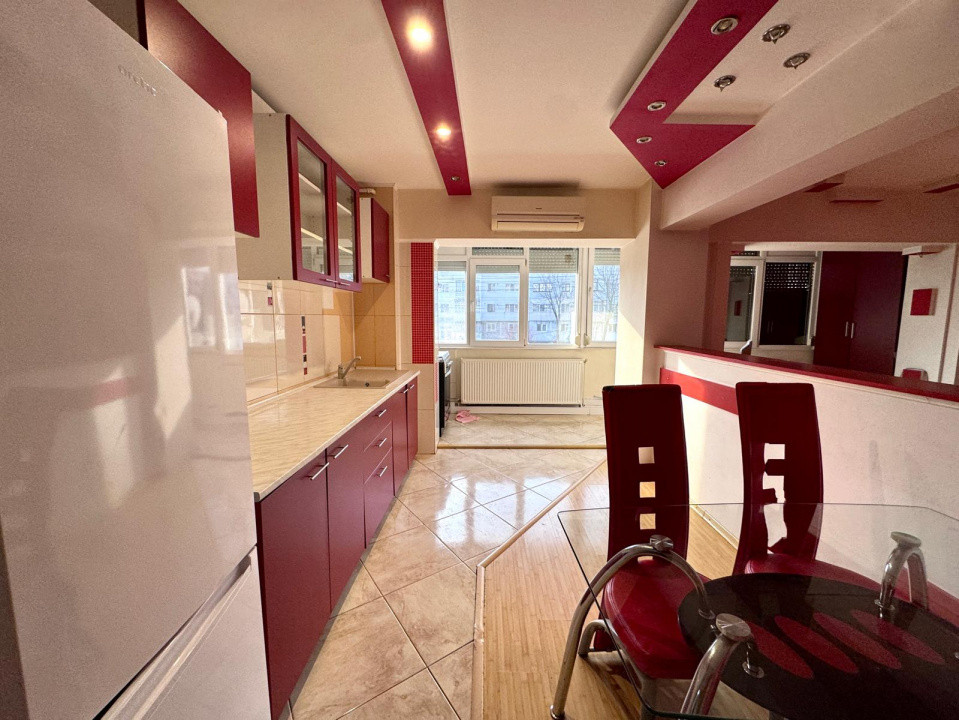 Mioritei - Carrefour, 3 cam Decomandat, etaj 1, Mobilat si Utilat