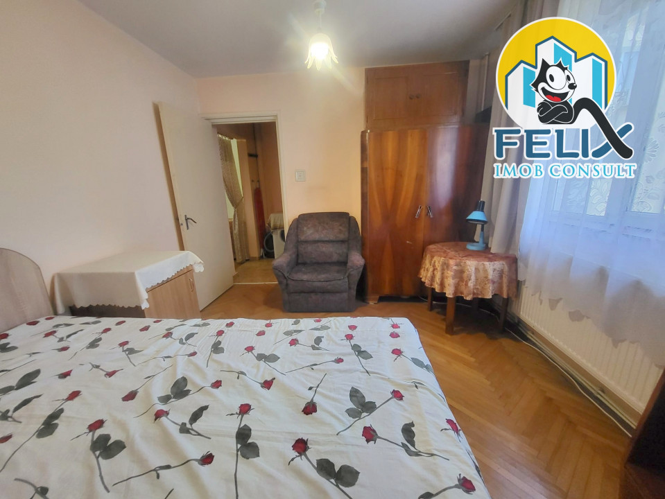 Apartament cu 3 camere semidecomandat – str Banca Națională, et 3/4, mobilat