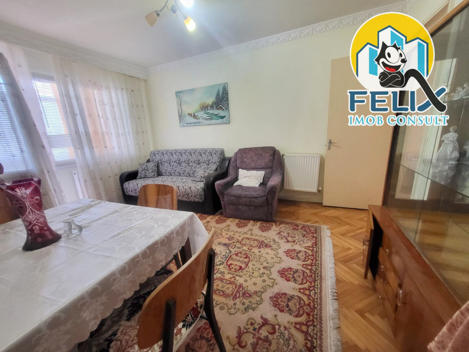 Apartament cu 3 camere semidecomandat – str Banca Națională, et 3/4, mobilat