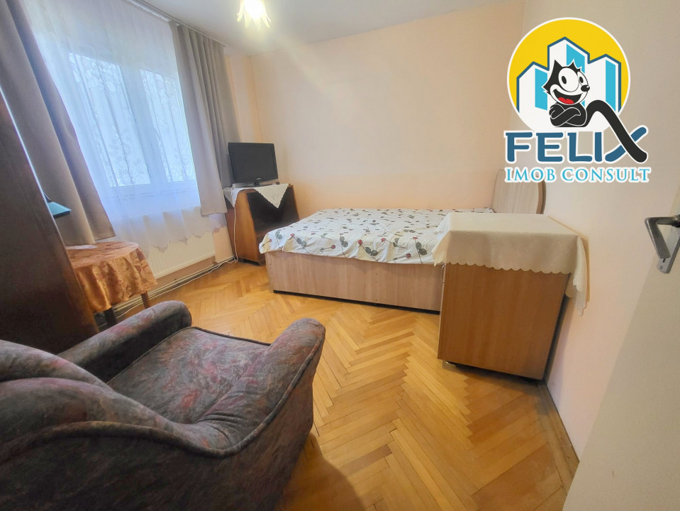 Apartament cu 3 camere semidecomandat – str Banca Națională, et 3/4, mobilat