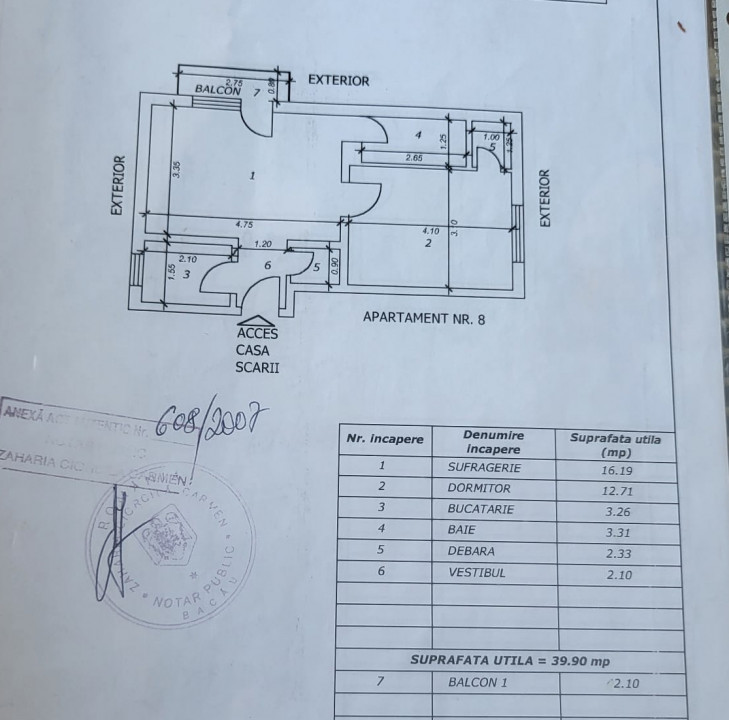 Semicentral - Strada Oituz, Apartament 2 camere, etaj 1, bloc fara RISC SEISMIC