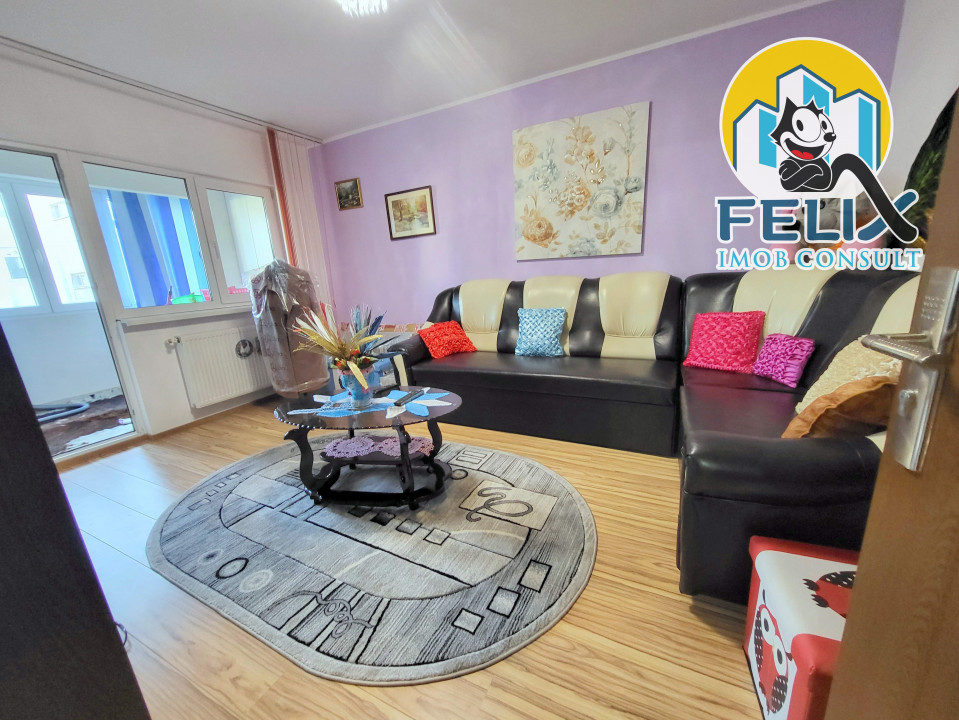 Vand apartament cu 3 camere decomandat, Bistrita Lac, Et 3, mobilat