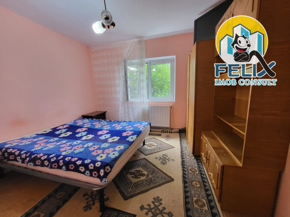 Apartament cu 2 camere decomandate, confort 1, etaj 2/4, zona Banca Națională 